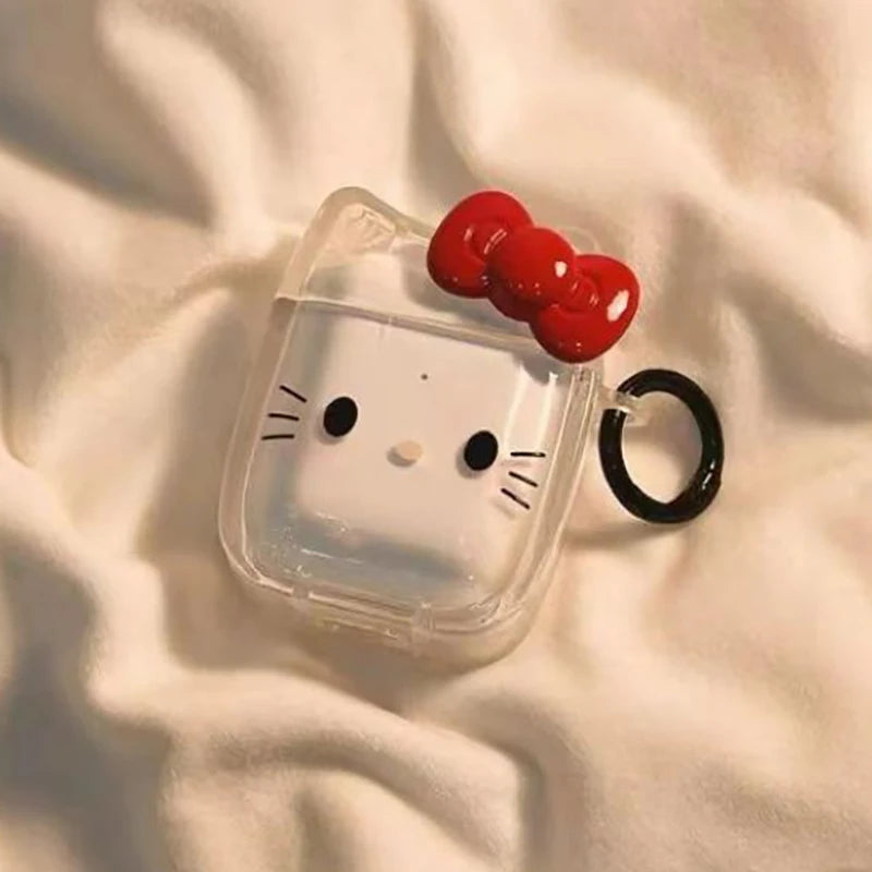 Hello Kitty Cute Clear Airpods Case