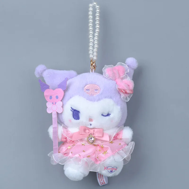 Kuromi Pink Purple Pastel Cute Kawaii Wink Wand Plushie