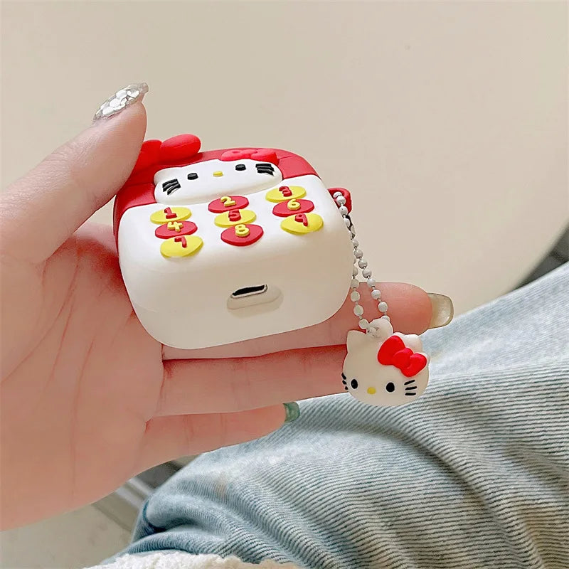 Hello Kitty Telephone AirPods  Case