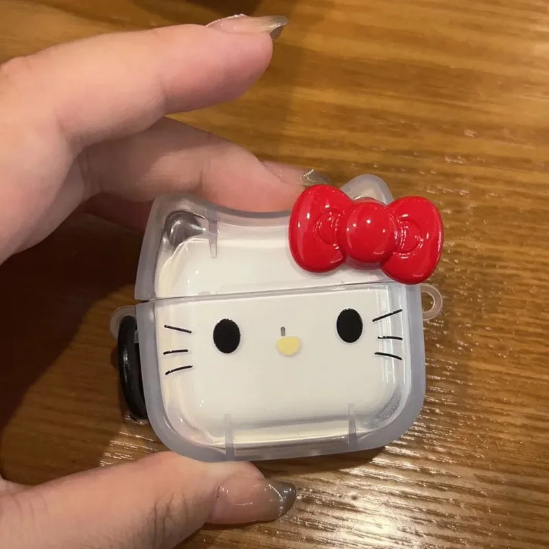 Hello Kitty Cute Clear Airpods Case