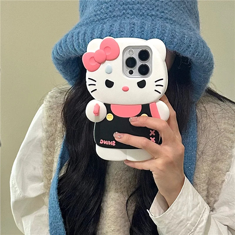 Hello Kitty x My Melody Y2K Silicone 3D Phone Case