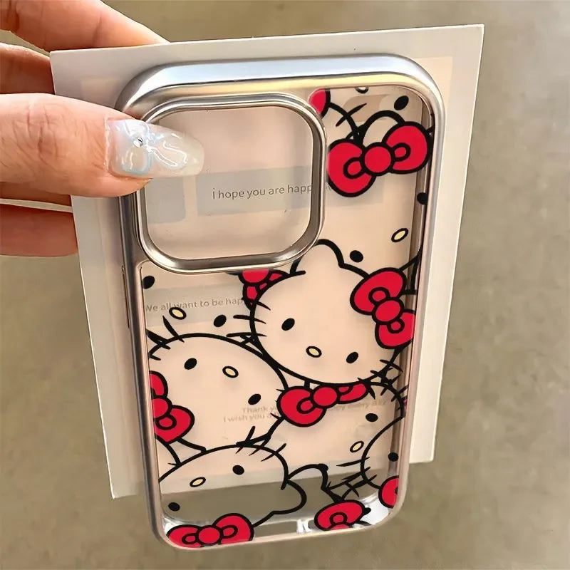 Hello Kitty Red Strap Kawaii Phone Case