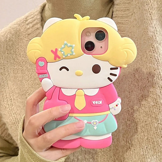 Hello Kitty Blonde 3D Kawaii Skirt Phone Case