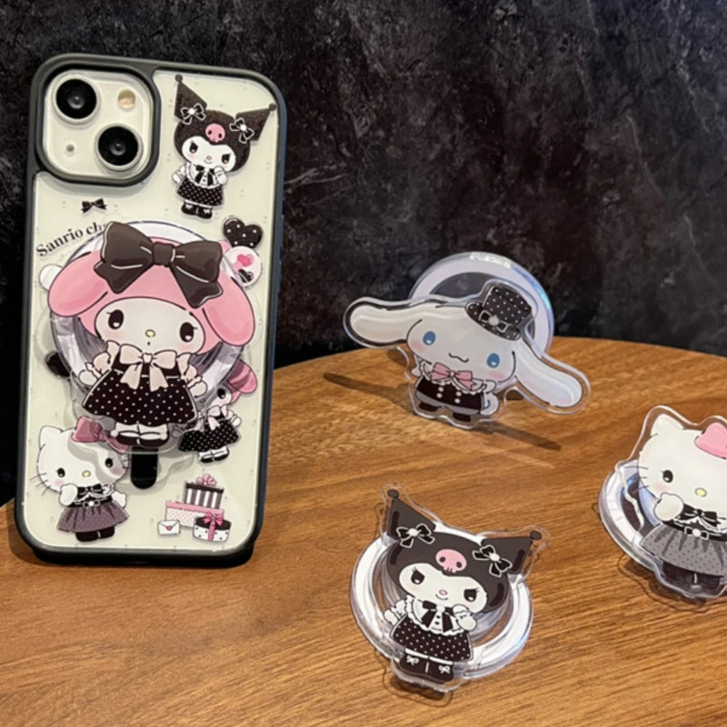 Hello Kitty x My Melody x Kuromi Y2K Magnetic Holder Phone case