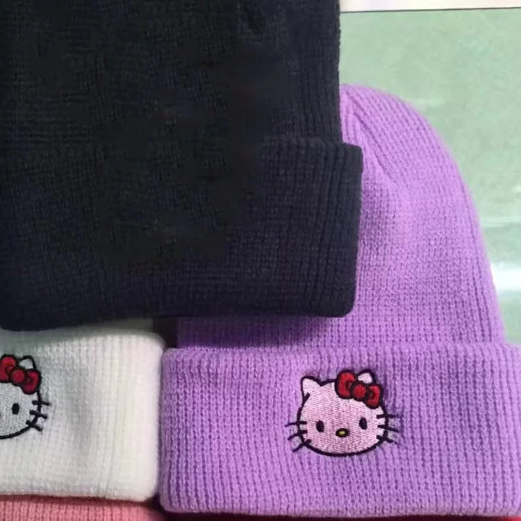 Hello Kitty Knitted Beanie Hat