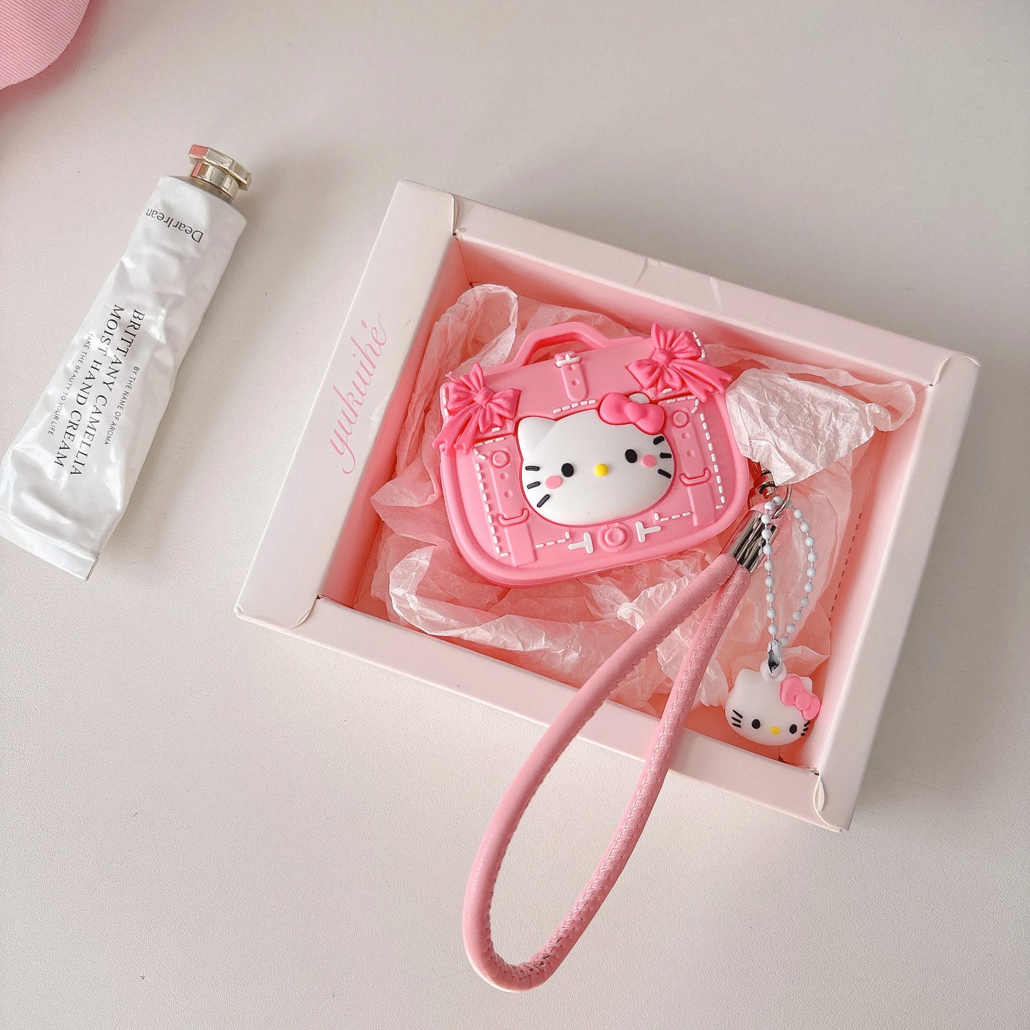 Hello Kitty Pink Bow Purse Airpods Case