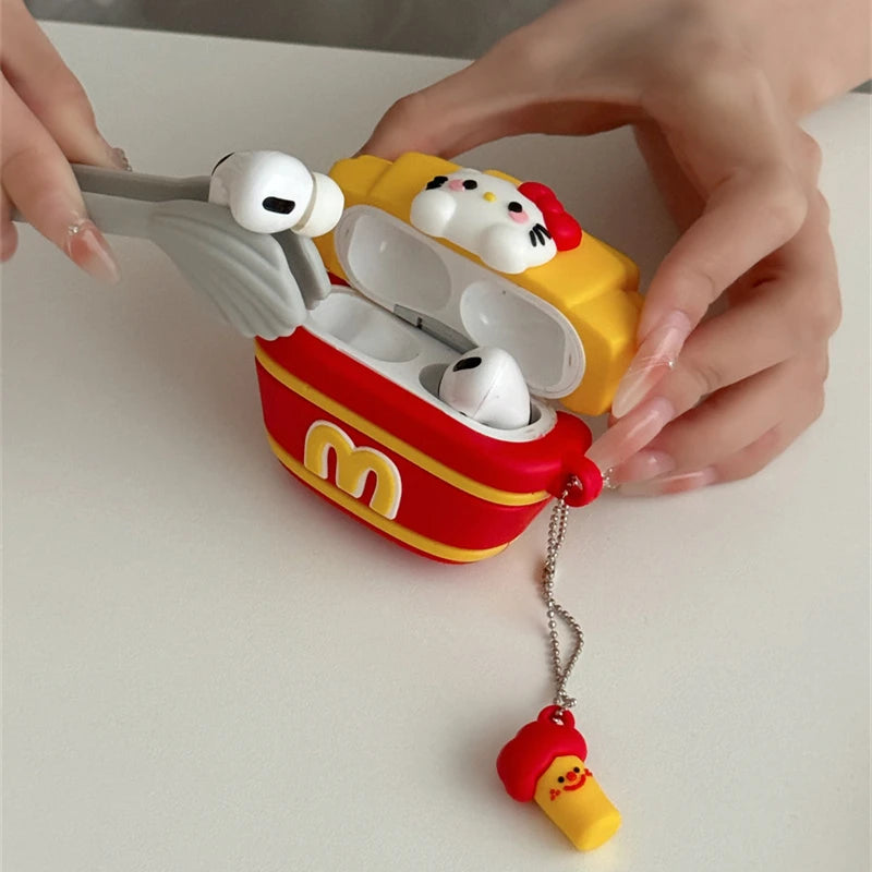 Hello Kitty French Fries Airpods Case