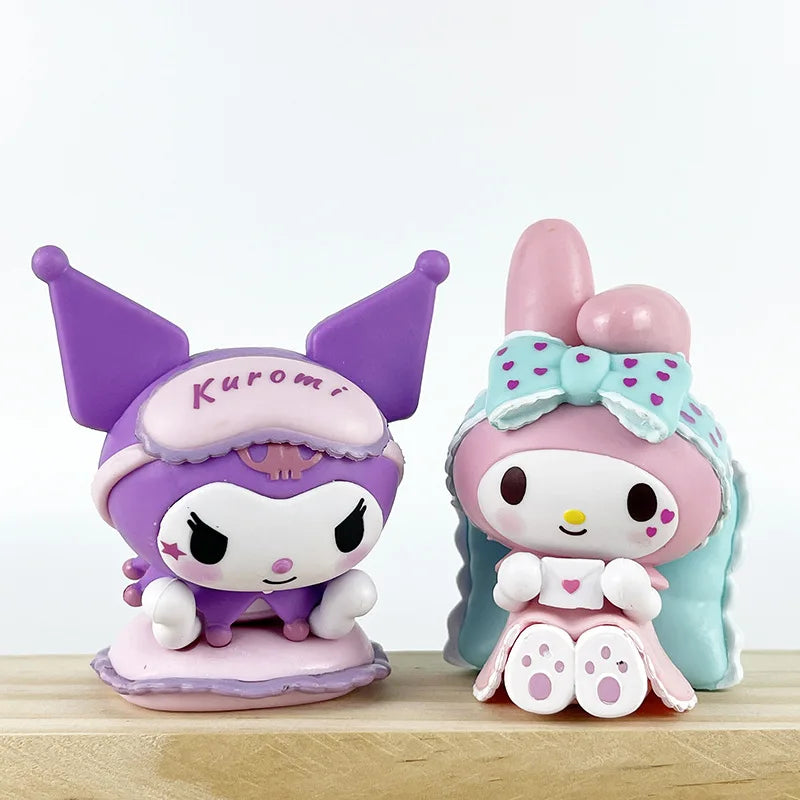 Sanrio Blind Box Cute Kuromi x My Melody  Pajamas Series Collection