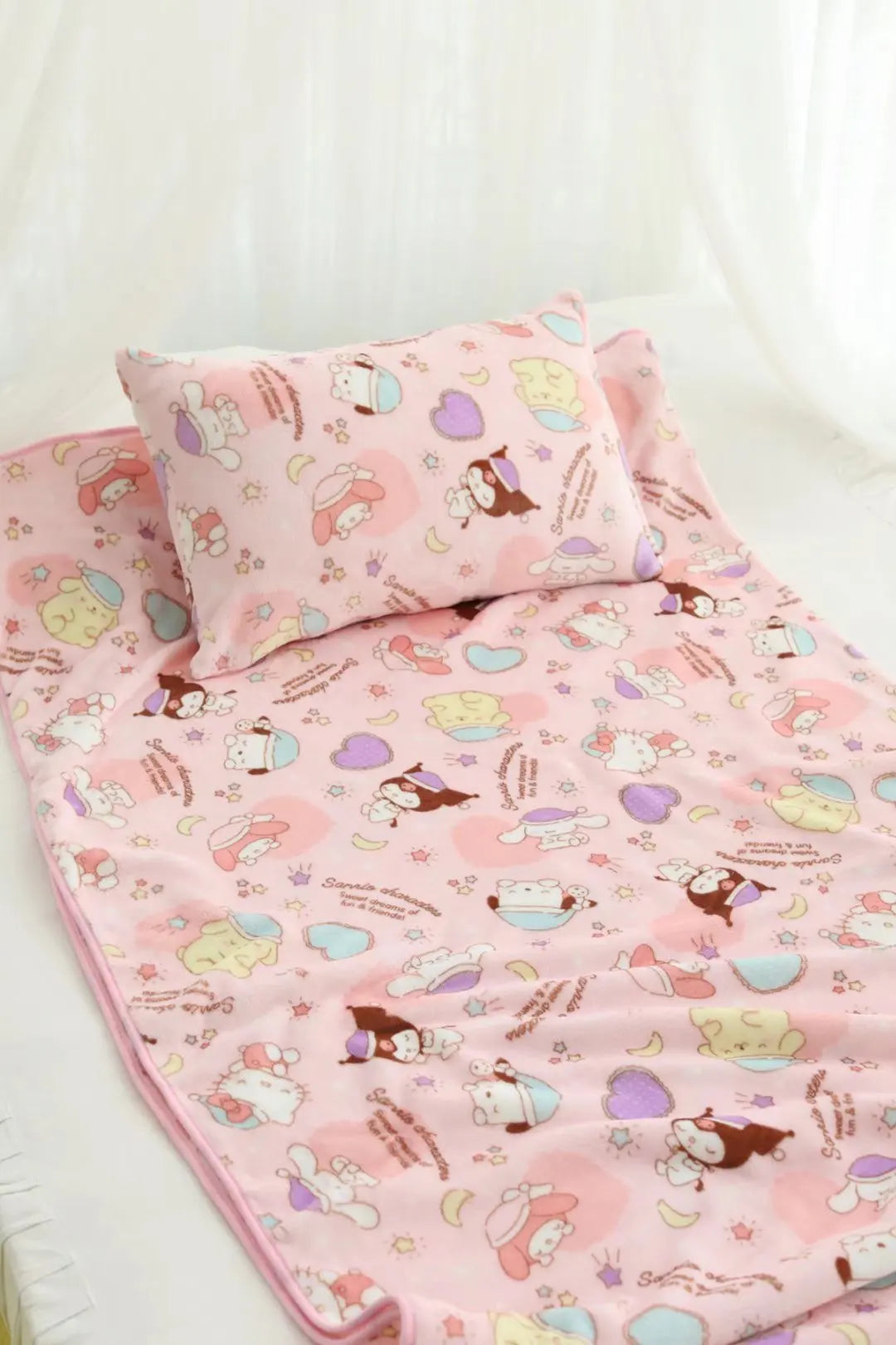 Sanrio Hello Kitty Flannel Blanket Kawaii Blanket