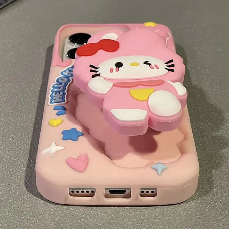 Hello Kitty x Kuromi x My Melody Phone Case