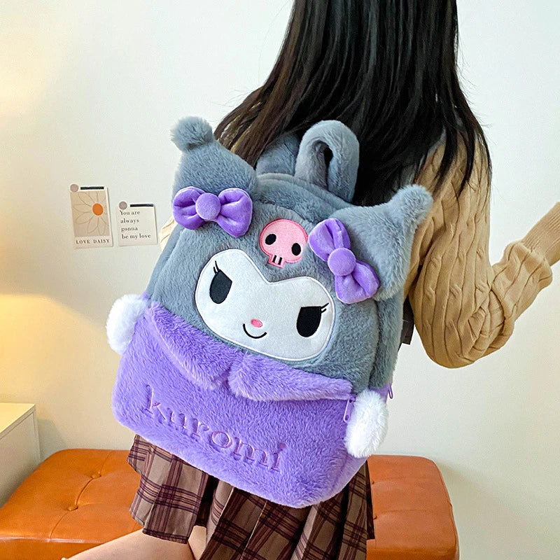 Sanrio Kawaii Plush Backpack Bag