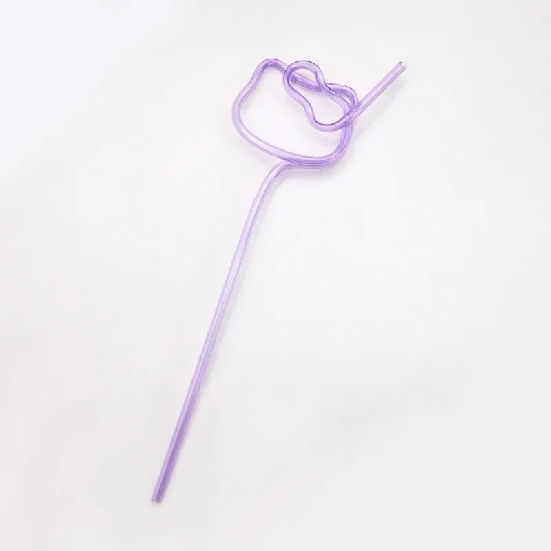 Hello Kitty Colored Drinking Straws