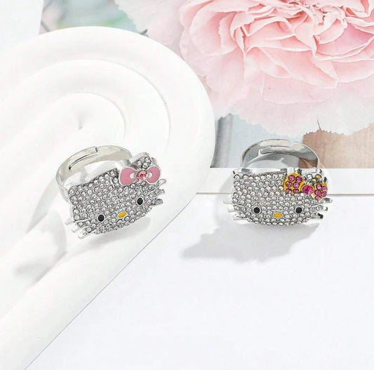 Hello Kitty Sparkling Rhinestone Ring