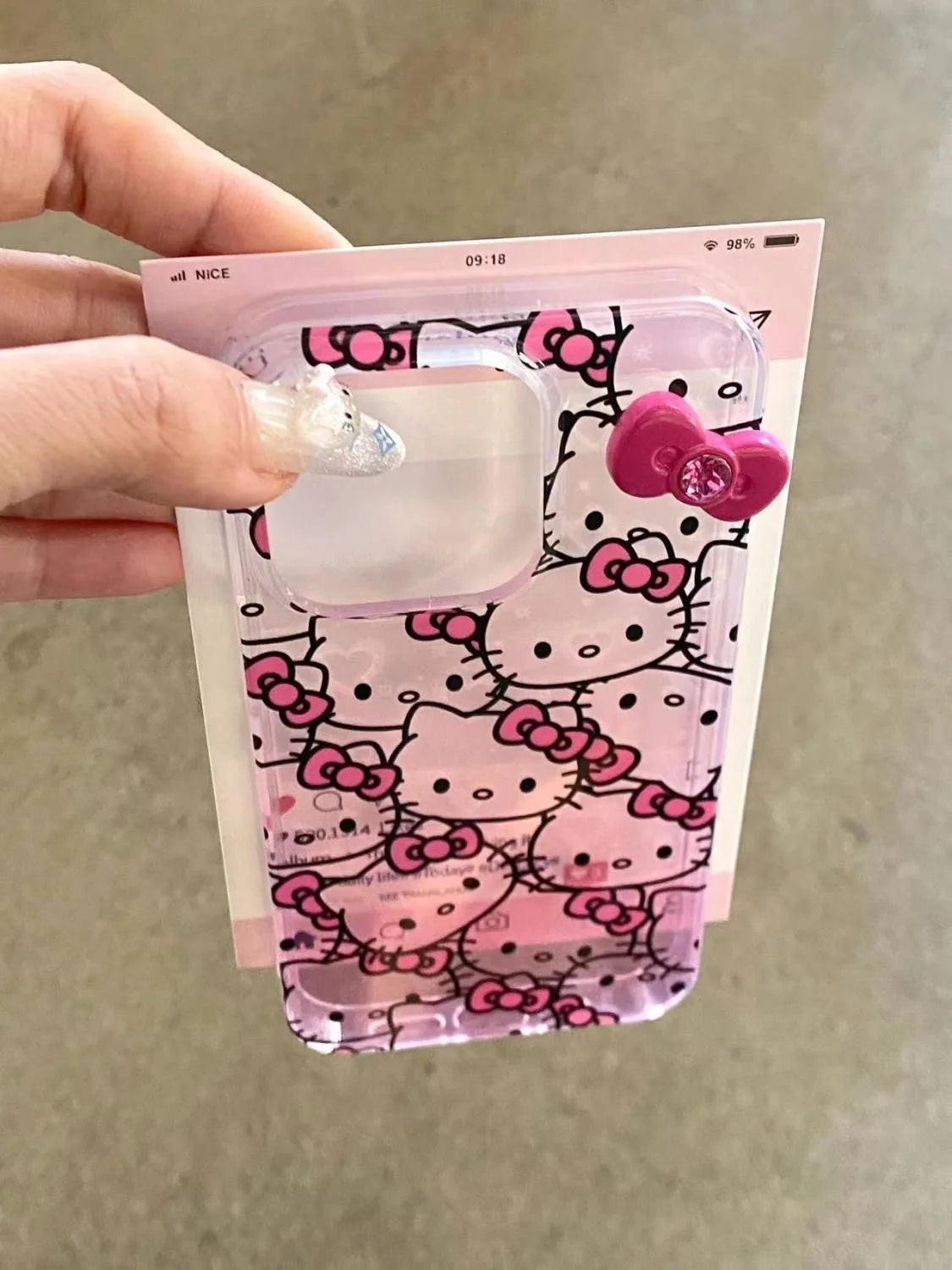 Hello Kitty Y2K Gradient Phone Case