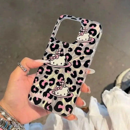 Hello Kitty Leopard Print Phone Case