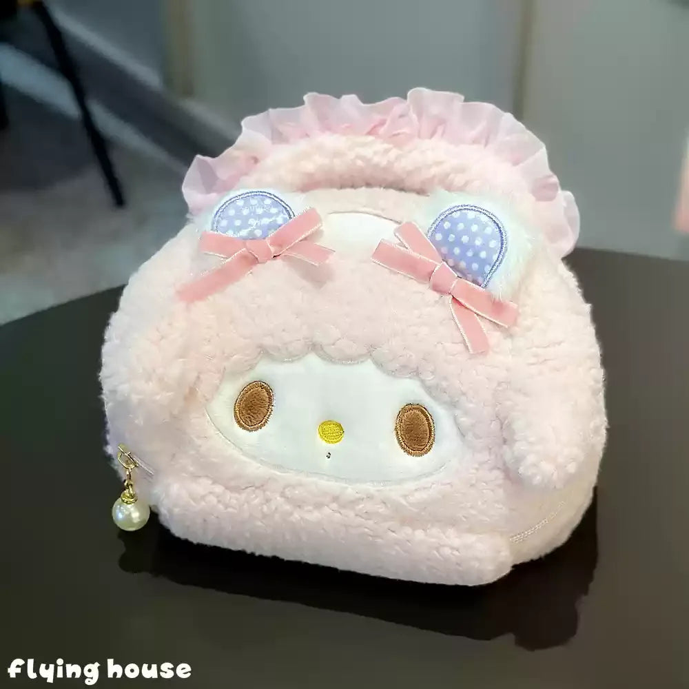 My Melody Pink Plush Handbags