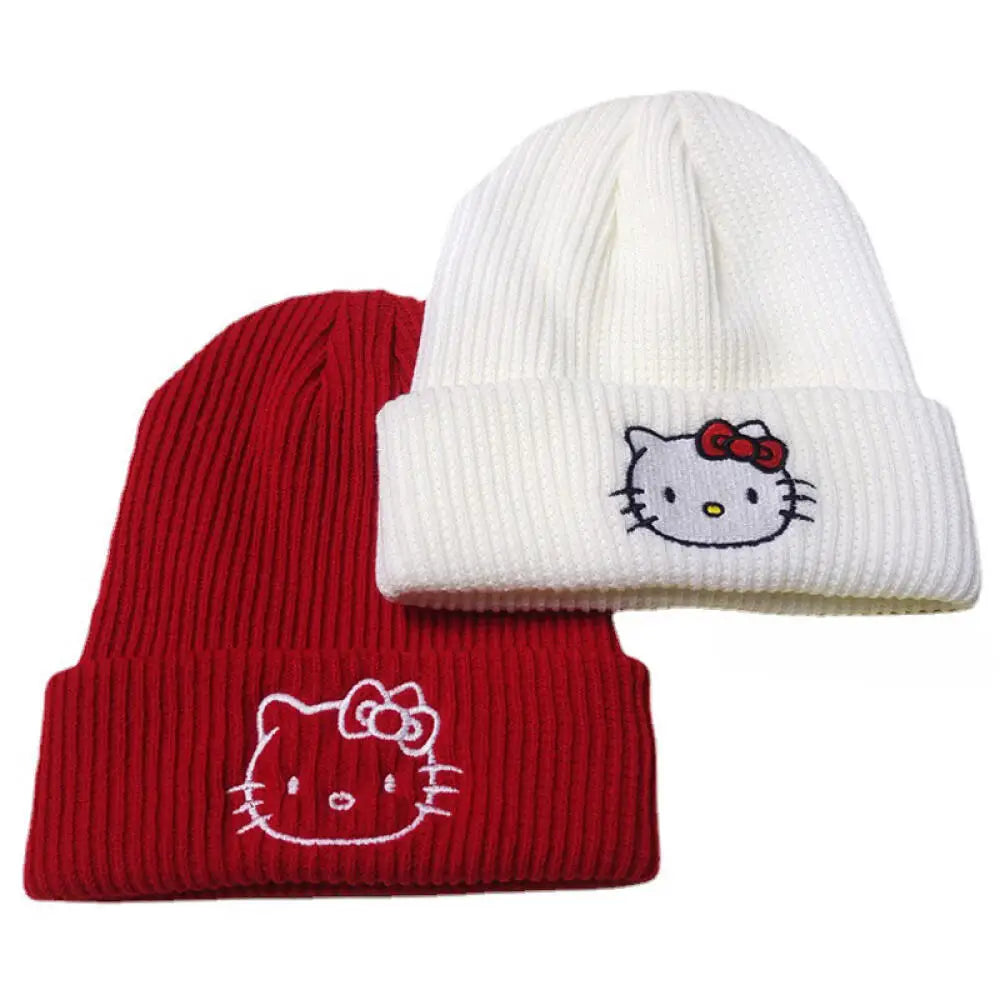 Hello Kitty Knitted Beanie Hat