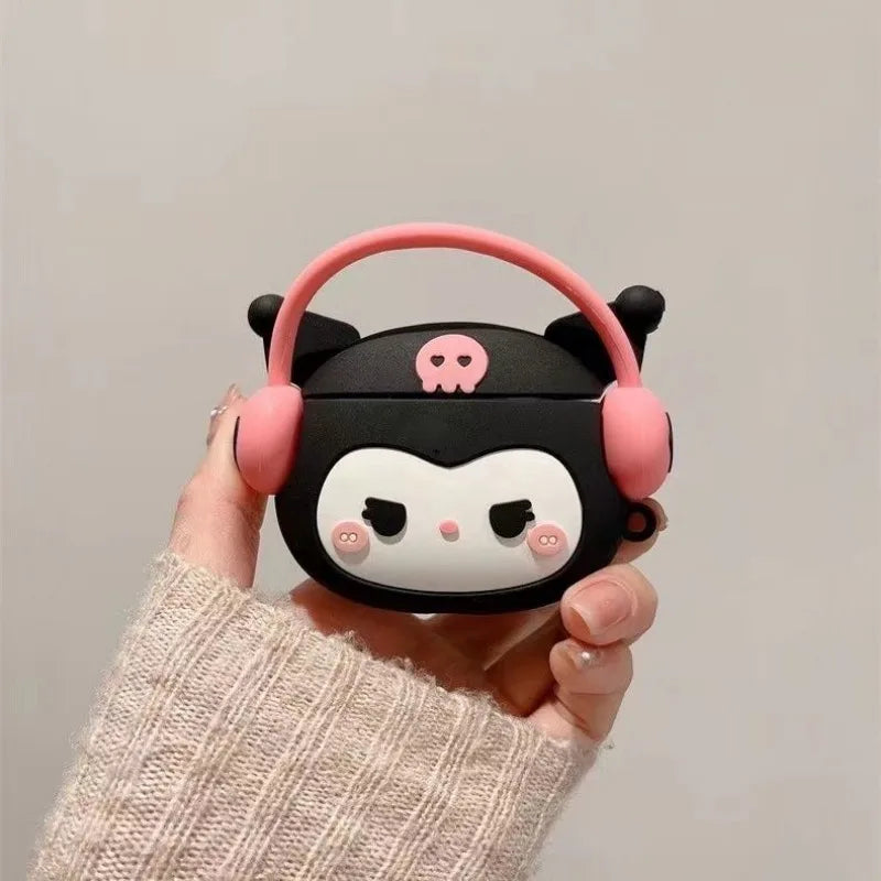 My Melody & Kuromi Headphones Music Airpods Case