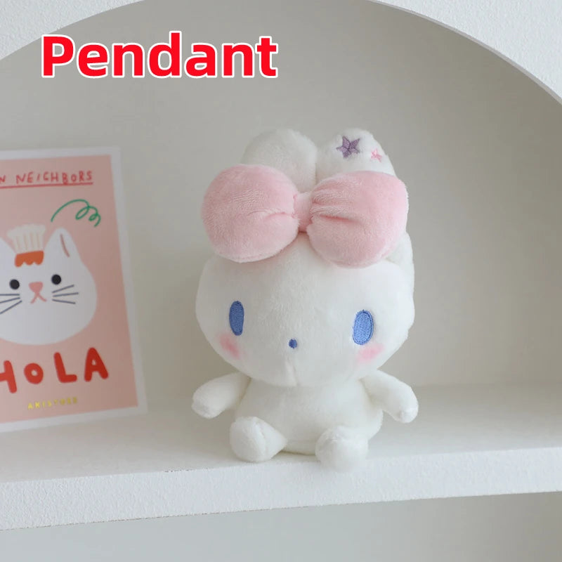 Cinnamoroll Bow Plushie Kawaii Cute Yellow Bear