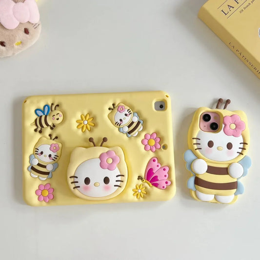 Hello Kitty Bumble Bee Silicone iPad Case