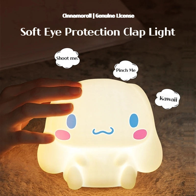 Cinnamoroll Anime Kawaii White Dog LED Nightlight: Fun and Functional Bedside Lamp Gift!