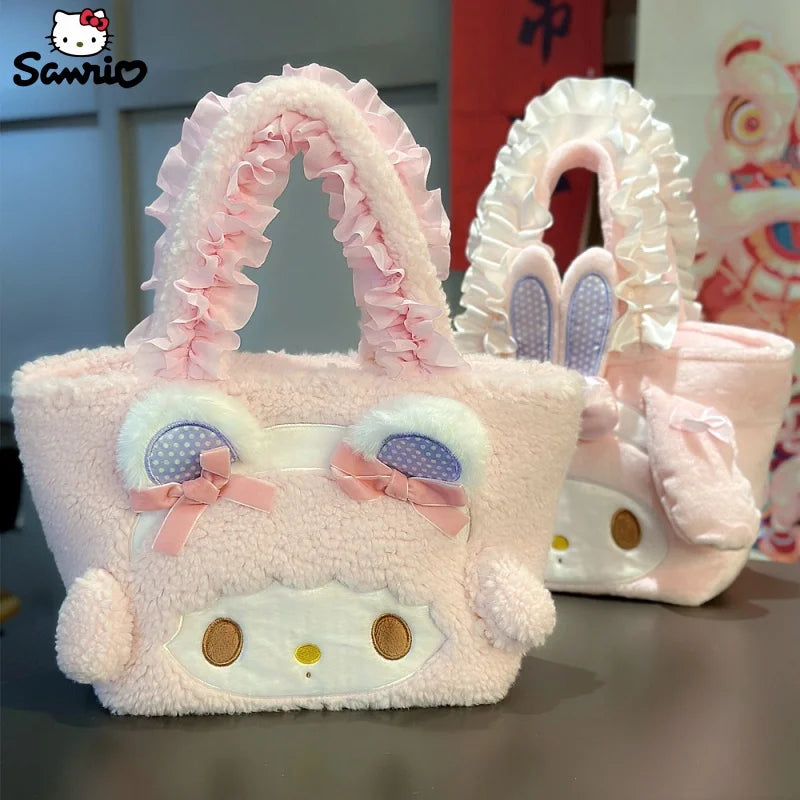 My Melody Pink Plush Handbags