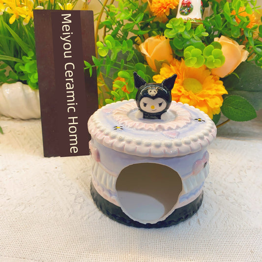 Kuromi Kawaii Ceramic Storage Jar