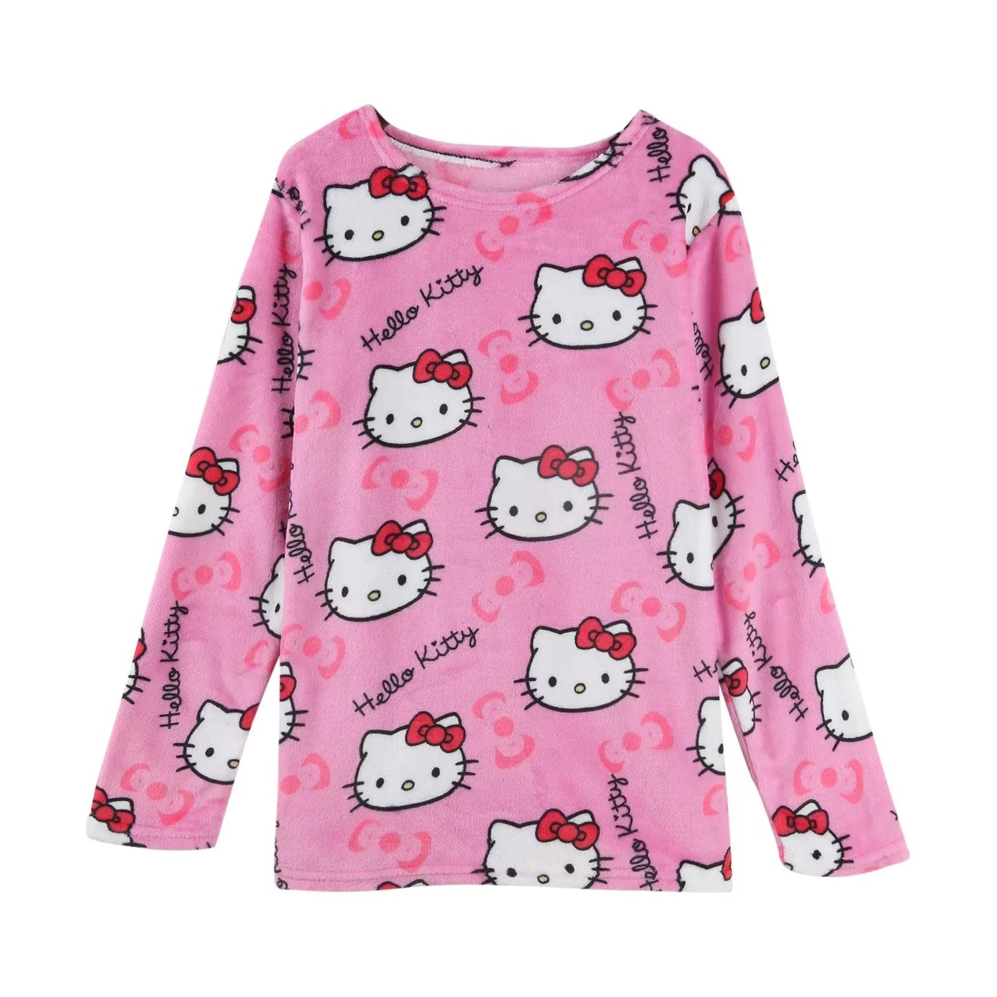 Hello Kitty Long Sleeve Pajamas Top