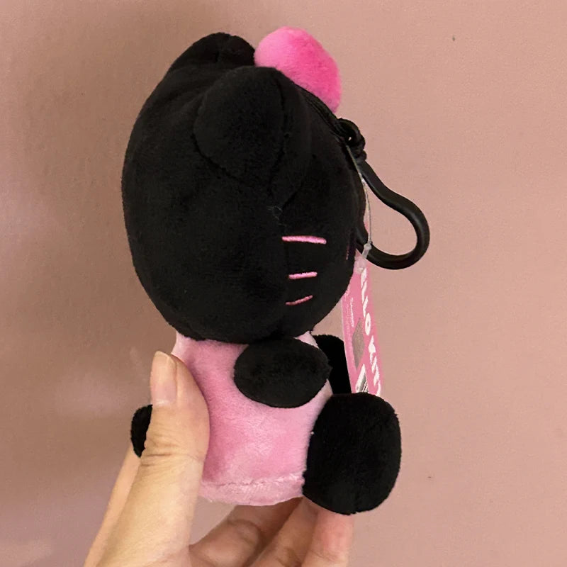 Black Kitty Plush Pendant