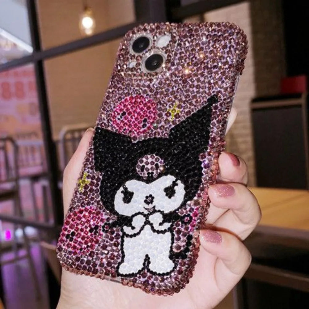 Kuromi Rhinestone Phone Case