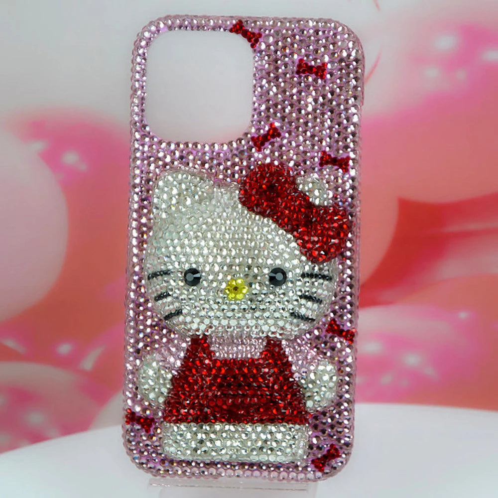 Hello Kitty Bling Bow Rhinestone Phone Case