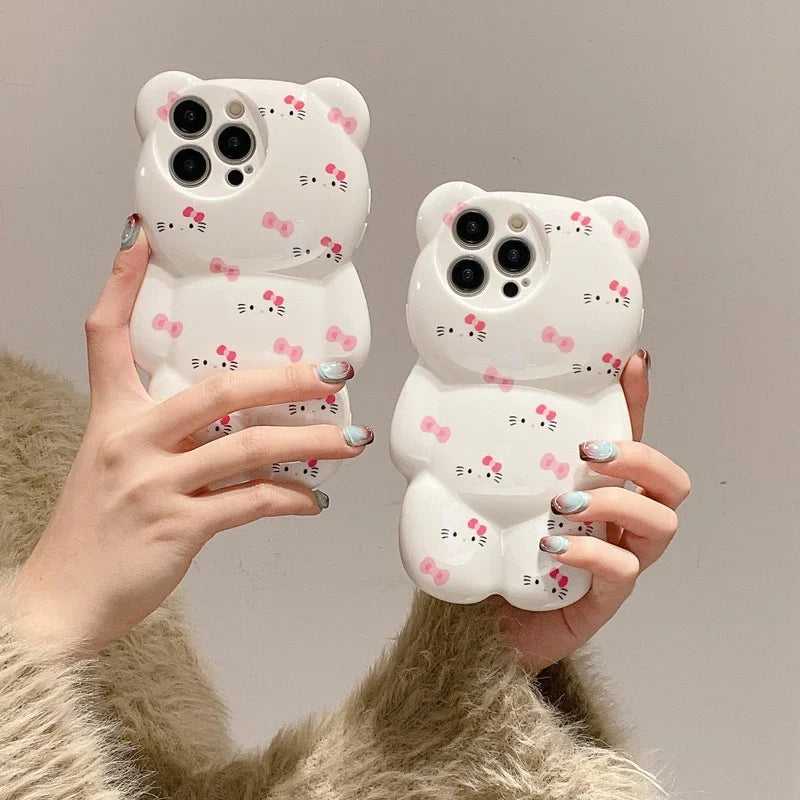 3D Hello Kitty Cute Phone Case