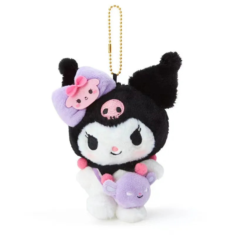 Sanrio Kawaii Crossbody Bag Plushie Pendant Keychain