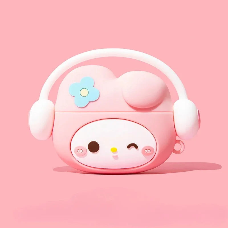 My Melody & Kuromi Headphones Music Airpods Case