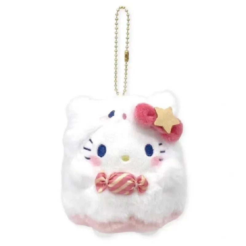 Hello Kitty Ghost Candy Keychain Plush Pendant