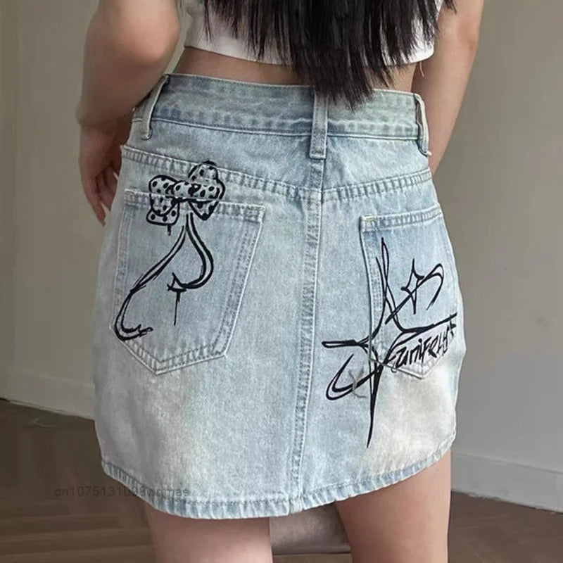 Hello Kitty Denim Skirt