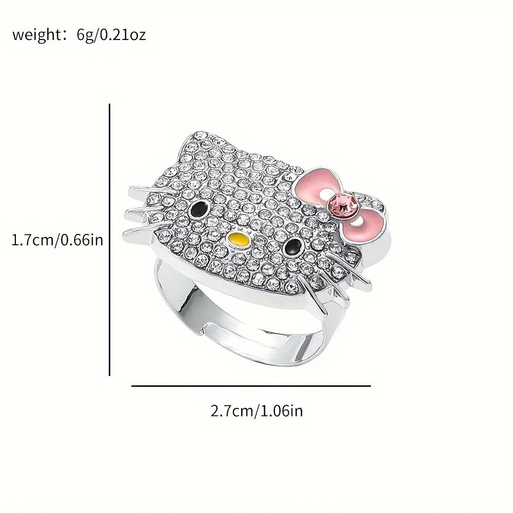 Hello Kitty Sparkling Rhinestone Ring