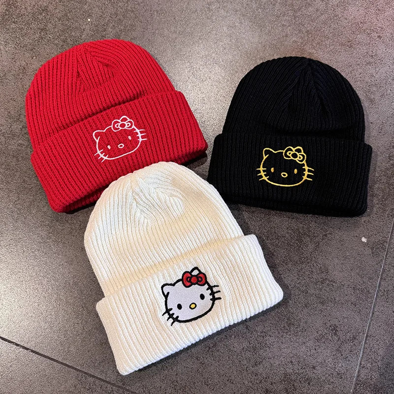 Hello Kitty Knitted Beanie Hat