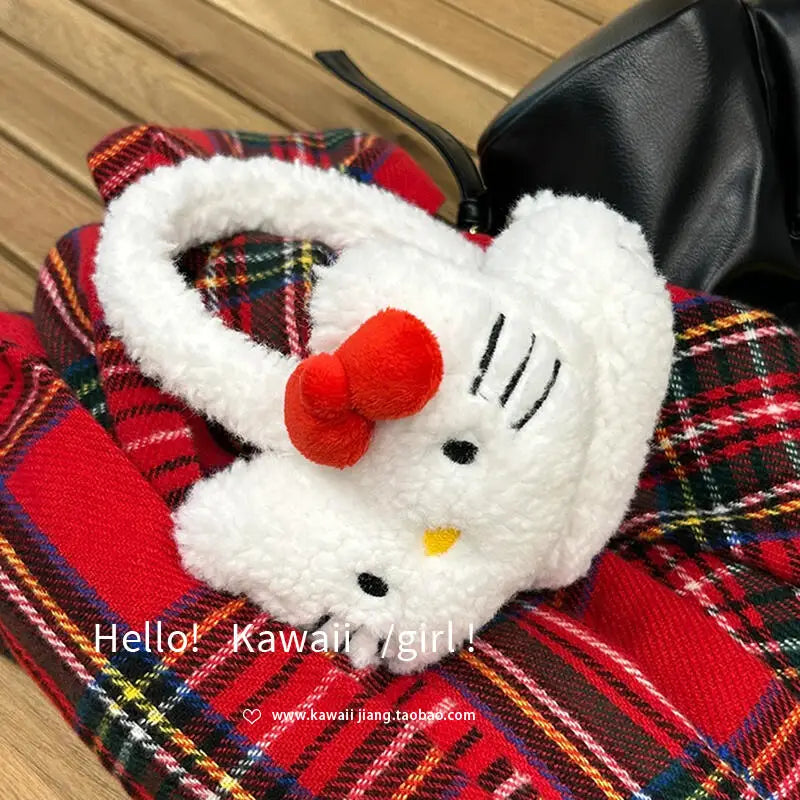 Hello Kitty Cute Winter Warm Plush Earmuffs