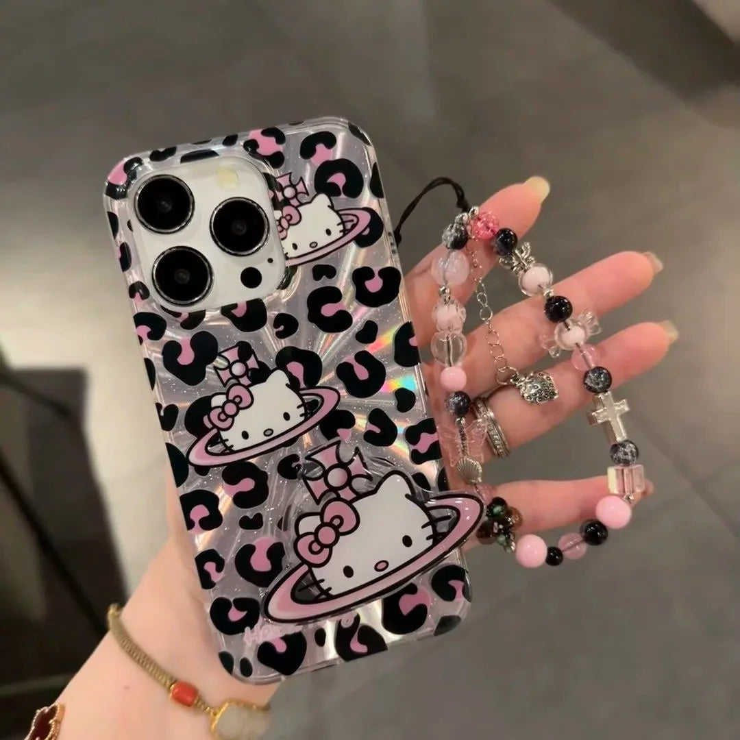 Hello Kitty Leopard Print Phone Case