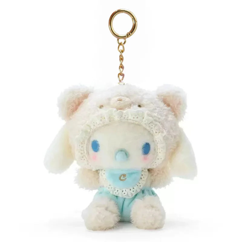 Sanrio Pacifier Baby Kawaii Hello Kitty x Kuromi x Cinnamoroll x My Melody Plushie Pendant Keychain