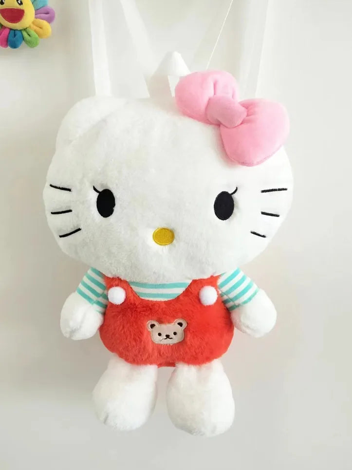 Sanrio Hello Kitty, Kuromi, Cinnamoroll, My Melody Plush Backpack