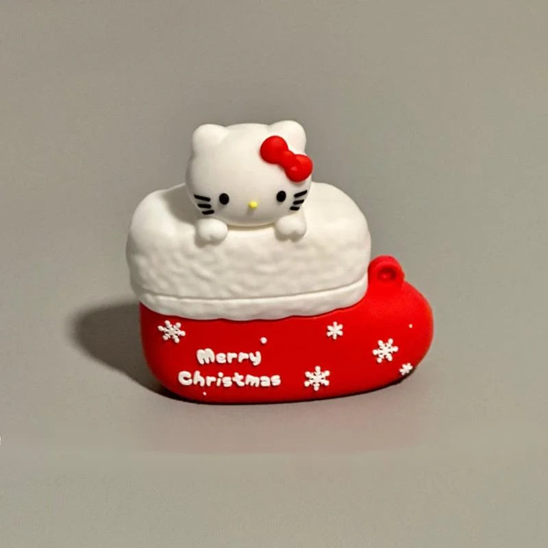 Hello Kitty Merry Christmas Sock AirPods Case