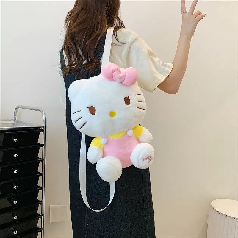 Sanrio Hello Kitty, Kuromi, Cinnamoroll, My Melody Plush Backpack