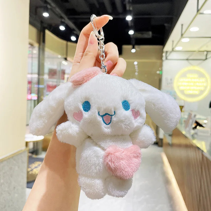 Cinnamoroll Plush Kawaii Adorable Matching Keychain