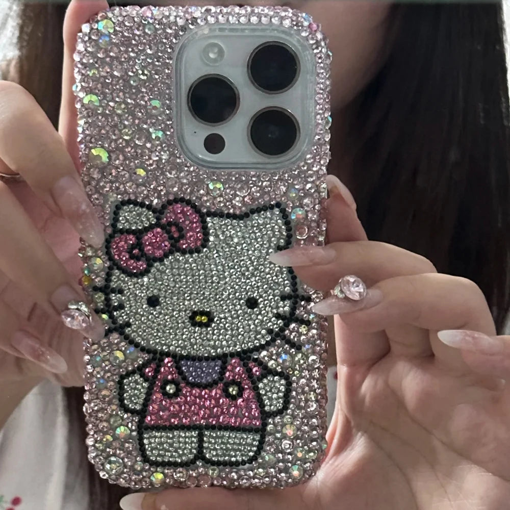 Hello Kitty Rhinestone Phone Case