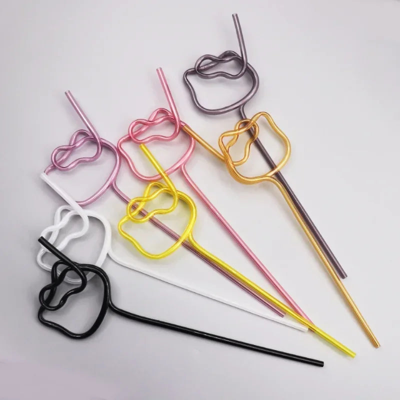 Hello Kitty Colored Drinking Straws