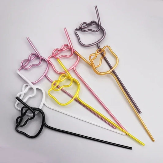 Hello Kitty Colored Drinking Straws