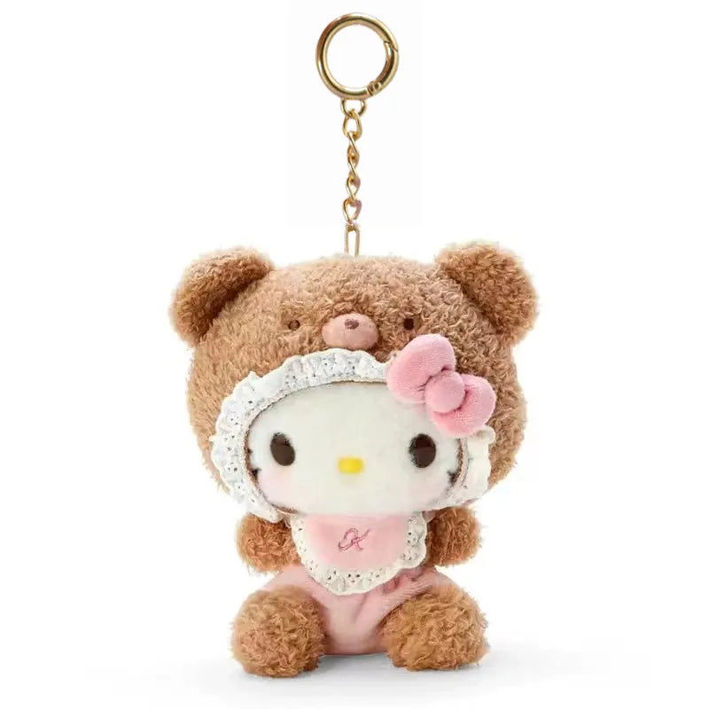 Sanrio Pacifier Baby Kawaii Hello Kitty x Kuromi x Cinnamoroll x My Melody Plushie Pendant Keychain