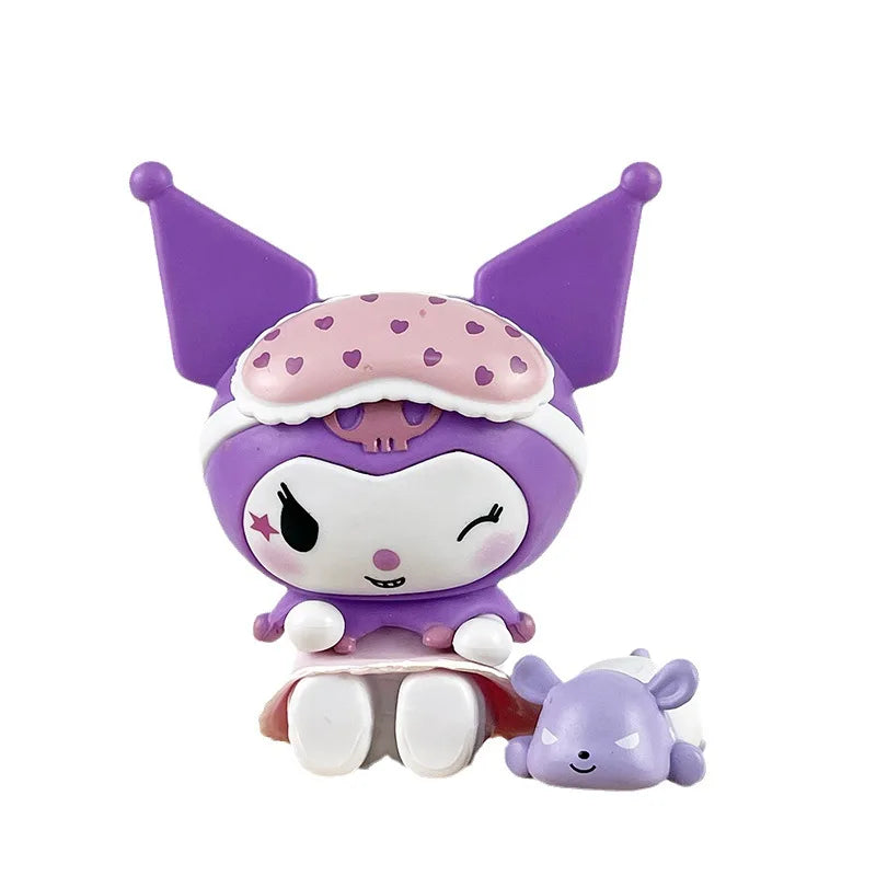 Sanrio Blind Box Cute Kuromi x My Melody  Pajamas Series Collection